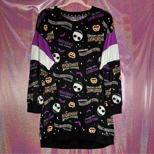 Disney The Nightmare Before Christmas Super Soft Oversized Lounge Sweater